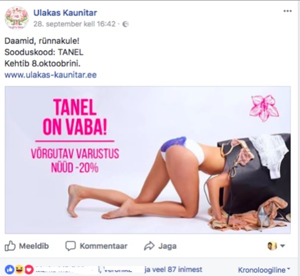 Facebooki turundus_Ulakas Kaunitar